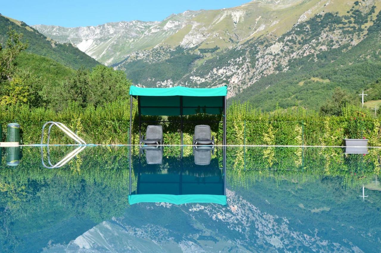 La Baita Di Pilato Montemonaco Exterior foto